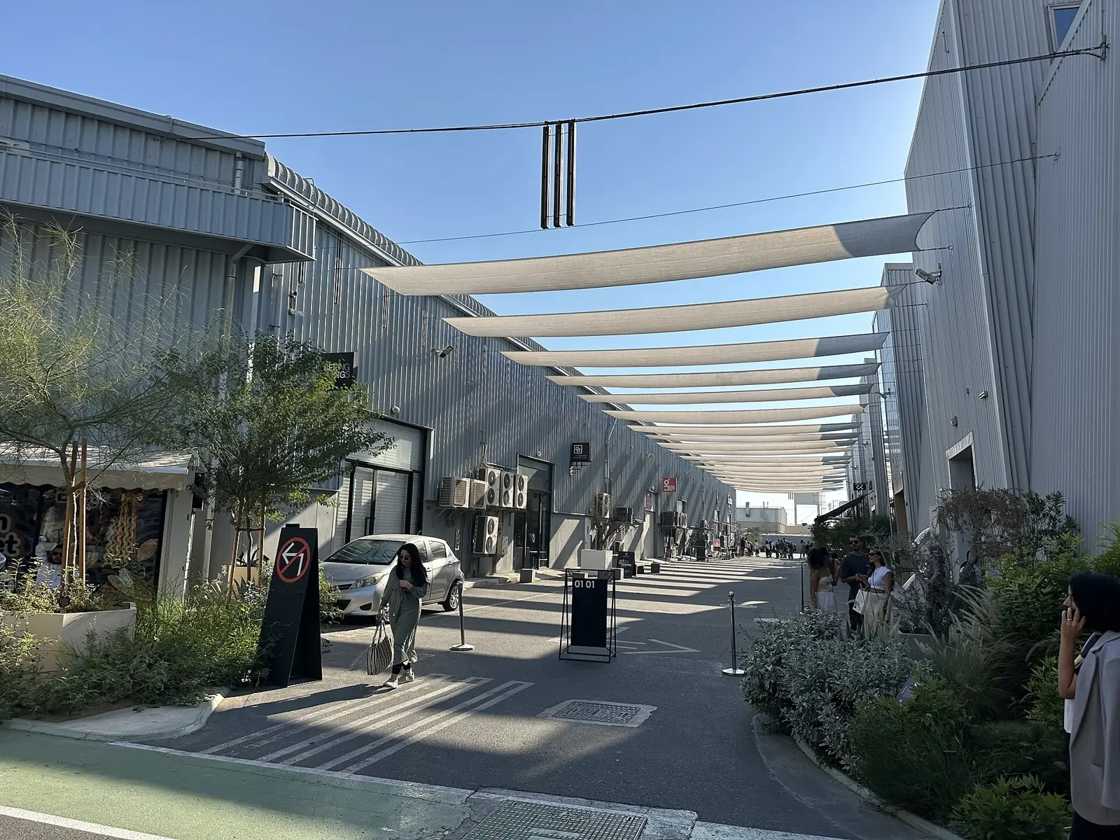 Warehouse galleries at Alserkal Avenue in Al Quoz, Dubai